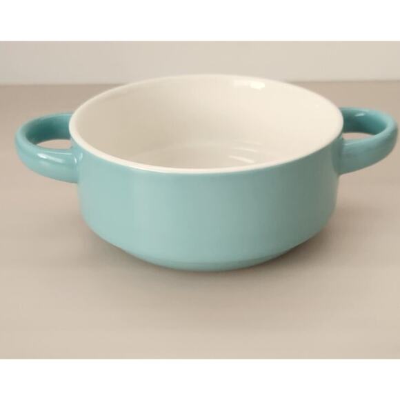 Set of 5 Sweese Porcelain Stackable Minimalist Multipurpose Bowls with Handles - Picture 2 of 16